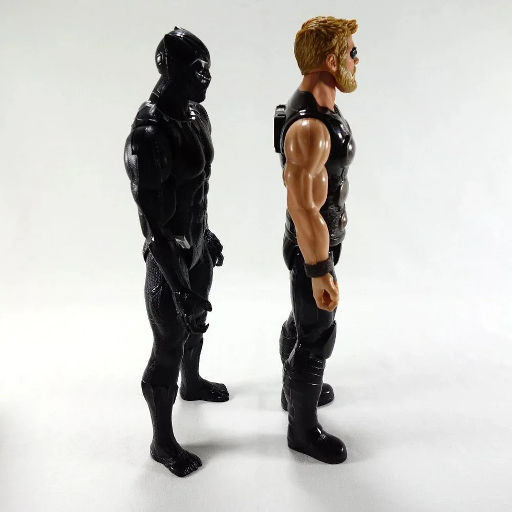 Marvel Infinity War Titan Hero‎ Series Thor & Black Panther Loose Action Figures